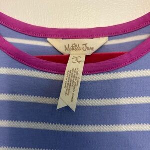 Matilda Jane Lavender and Cream Striped Tee